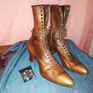 Victorian DAWN lace up boots antique boots